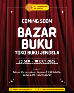 Read more about the article Coming Soon: Bazar Buku dari Jendela Salatiga!