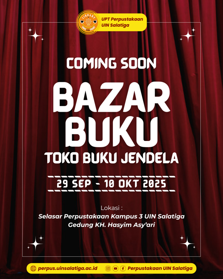 Coming Soon: Bazar Buku dari Jendela Salatiga!
