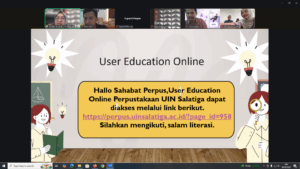 Read more about the article User Education Perpustakaan UIN Salatiga digelar Daring, Libatkan Seluruh Fakultas