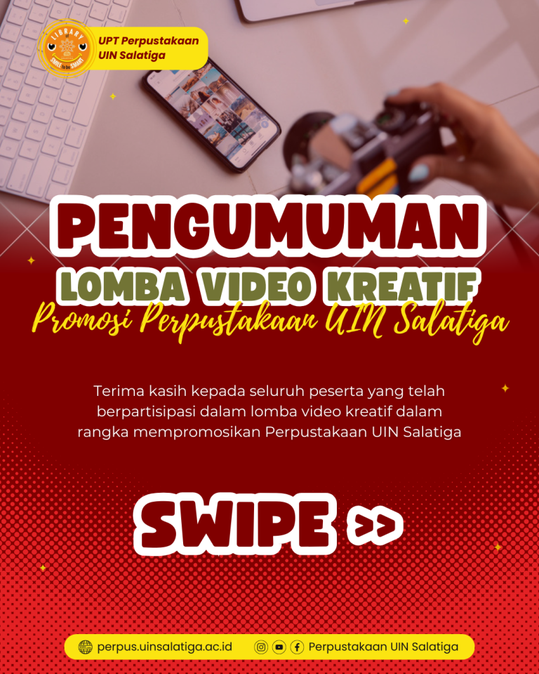 Lomba Video Kreatif Promosi Perpustakaan UIN Salatiga Meriahkan Hari Kunjung Perpustakaan