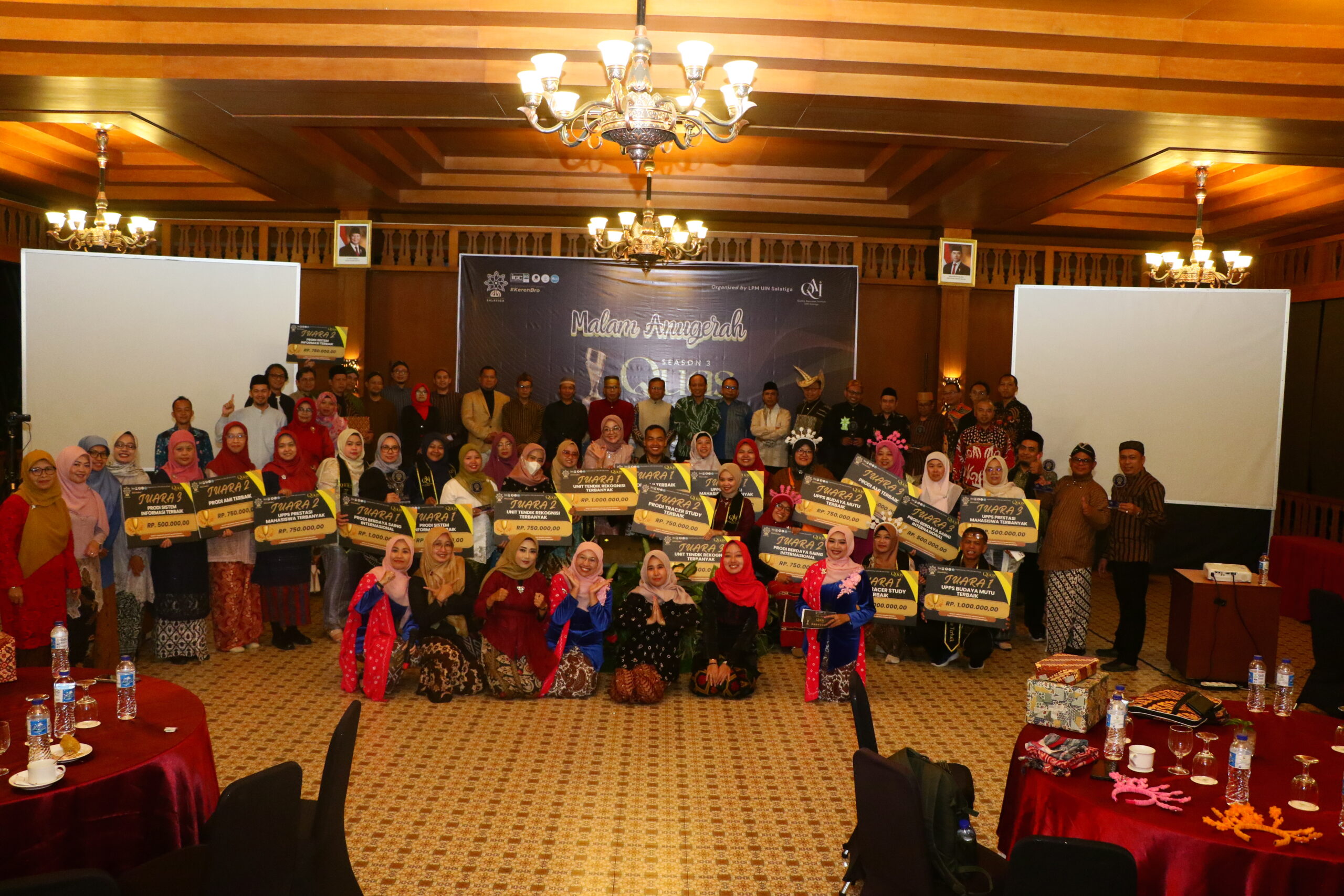 UPT Perpustakaan UIN Salatiga Raih Juara 1 pada Quality Assurance Awards Season 3 Tahun 2025