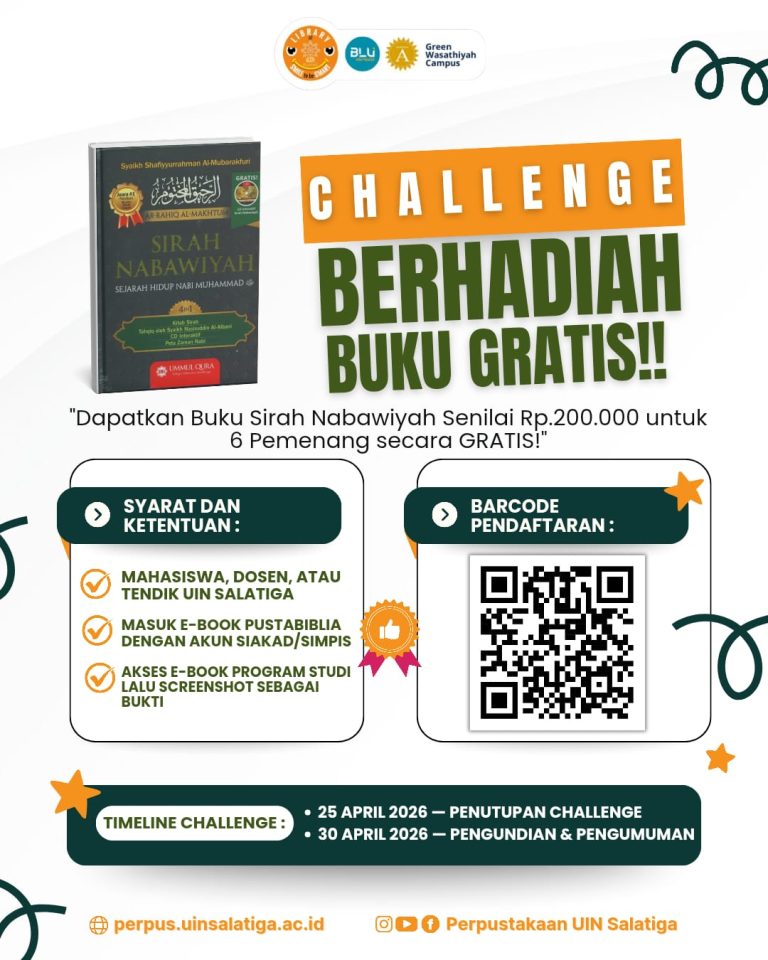 UPT Perpustakaan UIN Salatiga Gelar Challenge Pemanfaatan E-Book PUSTABIBLIA