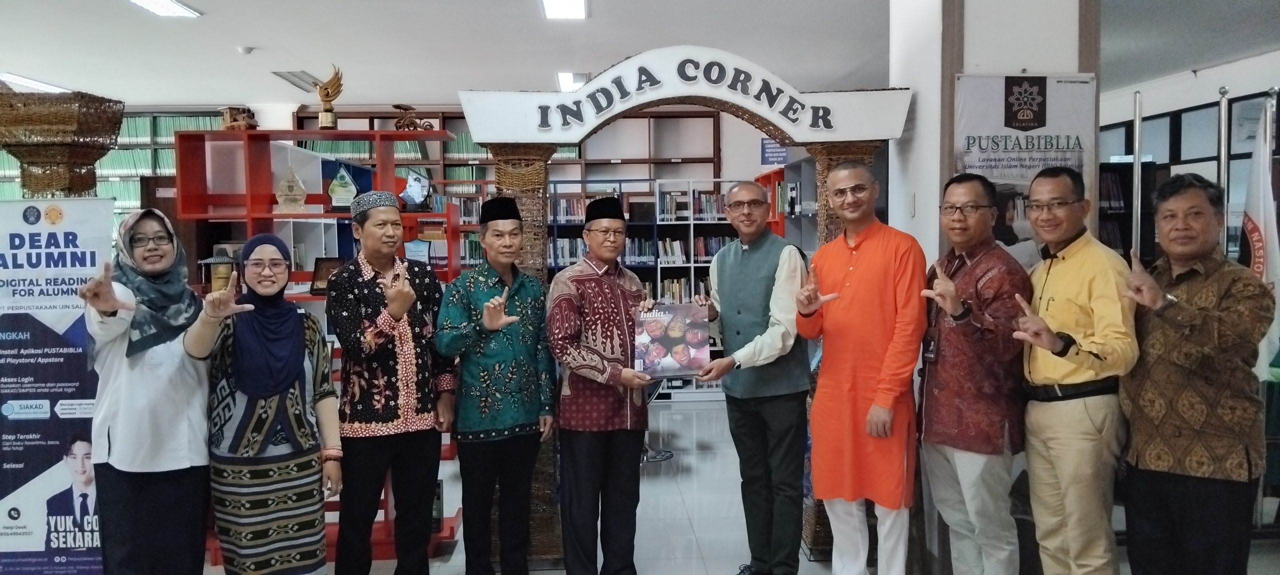 Perpustakaan Hadirkan “India Corner” dalam Rangka Hari Pengenalan Budaya India