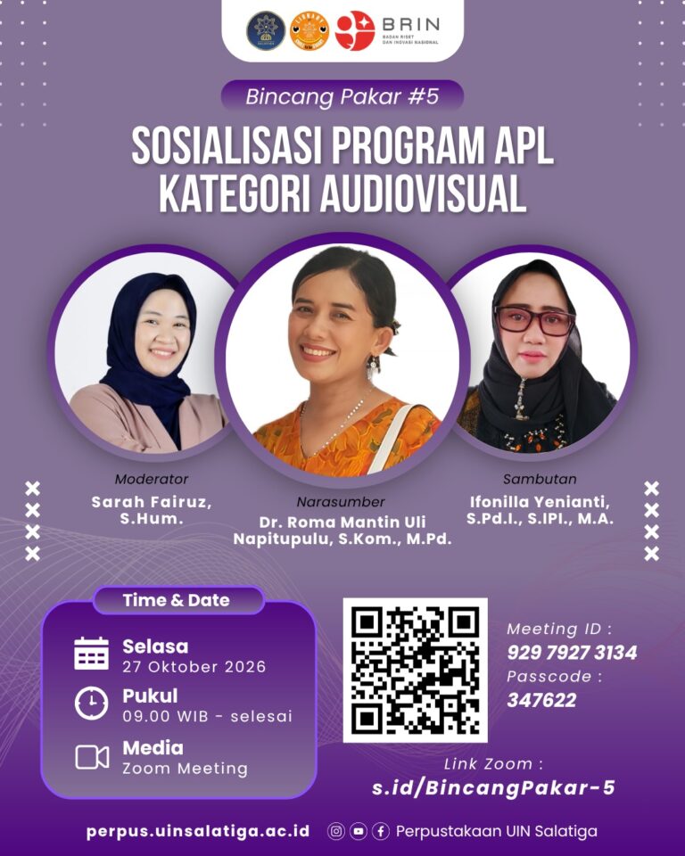 Perpustakaan UIN Salatiga Sosialisasikan Program APL Kategori Audiovisual